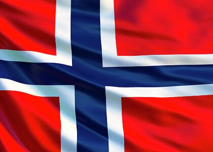Norsk flagg illustrasjon